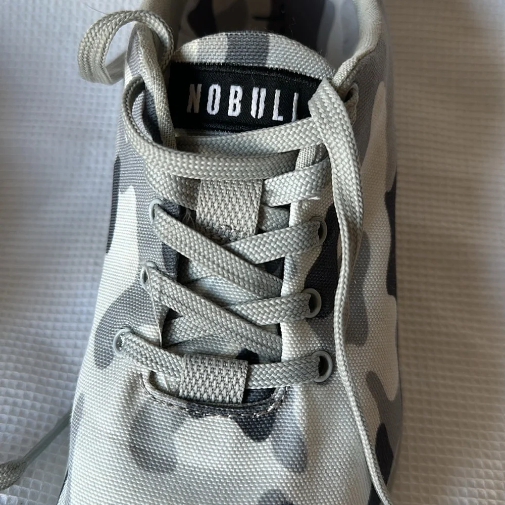 Nobull Arctic Grey Camo Canvas Women's 7.5 Men’s 4 Trainers Shoes